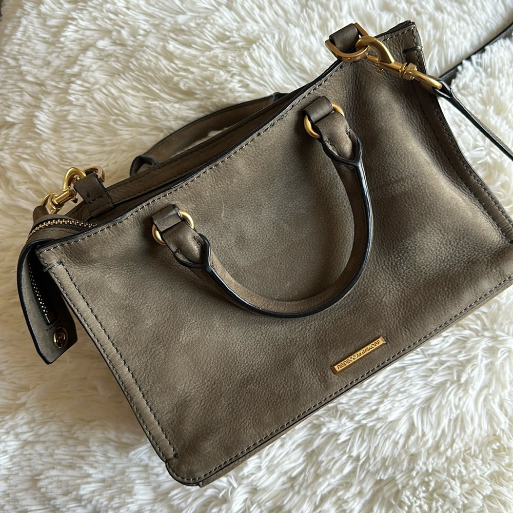 Rebecca Minkoff suede crossbody purse